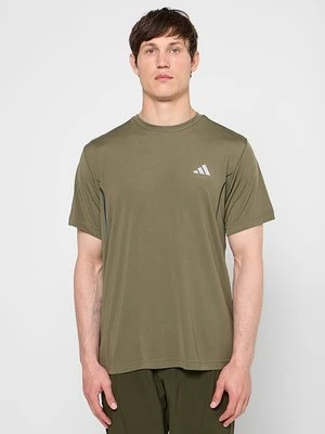 Koszulka sportowa Adidas oliwkowy