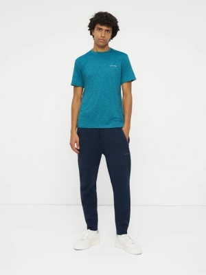 Koszulka sportowa Calvin Klein jasnoniebieski denim