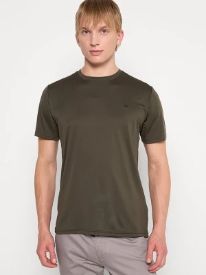 Koszulka sportowa Calvin Klein khaki