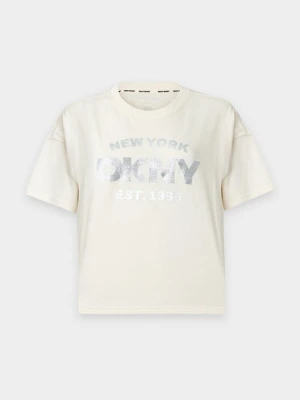 Koszulka sportowa DKNY beżowy
