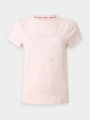 Koszulka sportowa DKNY różowy