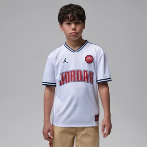 Koszulka sportowa dla dużych dzieci Jordan - Biel