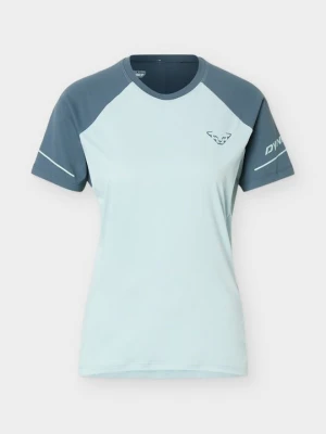 T-shirt z nadrukiem Dynafit jasnoniebieski