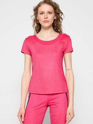 Koszulka sportowa EA7 Emporio Armani różowy