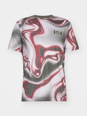 Koszulka sportowa EA7 Emporio Armani szary