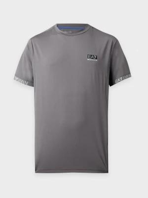 Koszulka sportowa EA7 Emporio Armani szary