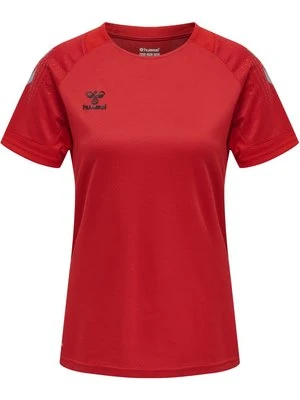 Koszulka sportowa Hummel ciemnoczerwony