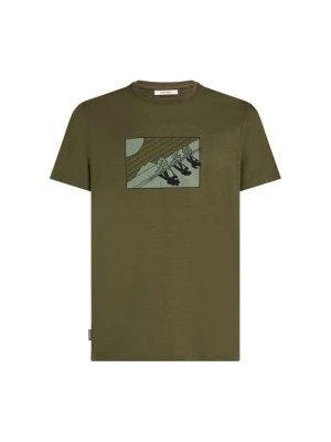 Koszulka sportowa Icebreaker khaki