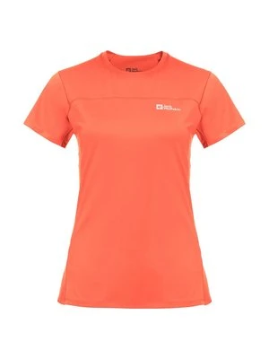Koszulka sportowa Jack Wolfskin pomarańczowy