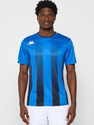 T-shirt z nadrukiem Kappa niebieski