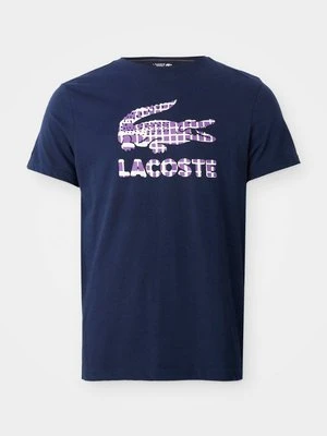 Koszulka sportowa Lacoste granatowy