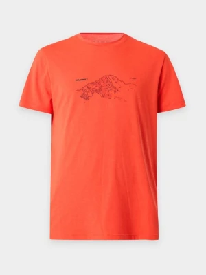 Koszulka sportowa Mammut czerwony