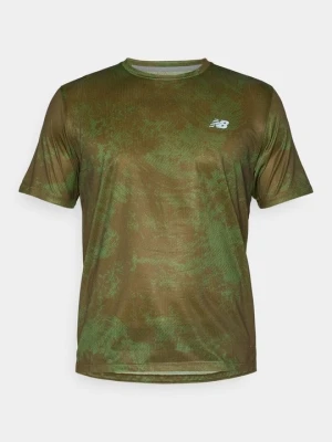 Koszulka sportowa New Balance brązowy