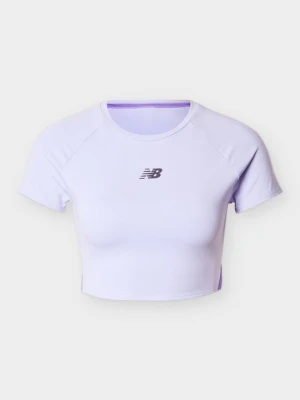 Koszulka sportowa New Balance liliowy