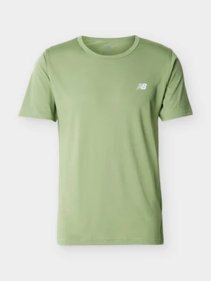 Koszulka sportowa New Balance oliwkowy