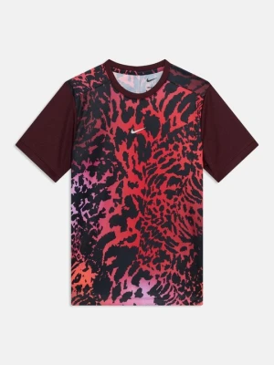 Koszulka sportowa Nike ciemnoczerwony