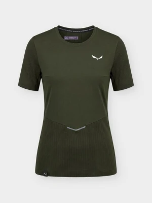 Koszulka sportowa Salewa ciemnozielony