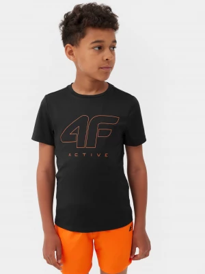 Koszulka sportowa szybkoschnąca chłopięca 4F