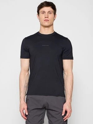 Koszulka sportowa Under Armour metaliczna czerń