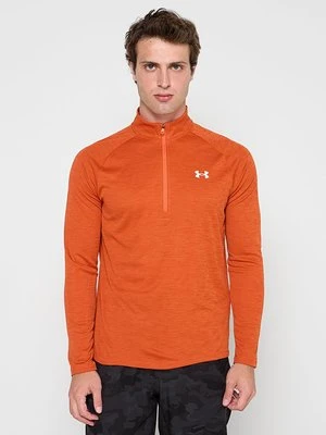 Bluzka z długim rękawem Under Armour pomarańczowy
