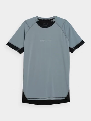 4F Koszulka sportowa w kolorze szaro-czarnym rozmiar: M
