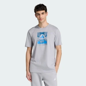 KOSZULKA SUMMER SLIDES RELAX GRAPHIC Adidas Halo Silver