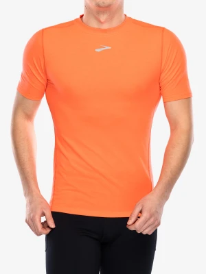 Koszulka szybkoschnąca Brooks High Point Short Sleeve - flame/flame