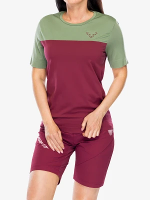 Koszulka szybkoschnąca damska Dynafit Traverse S-Tech S/S Tee - burgundy