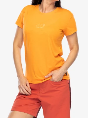 Koszulka szybkoschnąca damska Helly Hansen Skog Recycled Graphic Tee - poppy orange