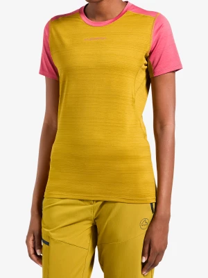 Koszulka szybkoschnąca damska La Sportiva Sunfire T-Shirt - savana/rosebay