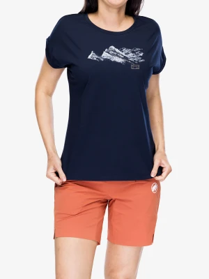 Koszulka szybkoschnąca damska Mammut Mountain T-Shirt Finsteraarhorn - marine