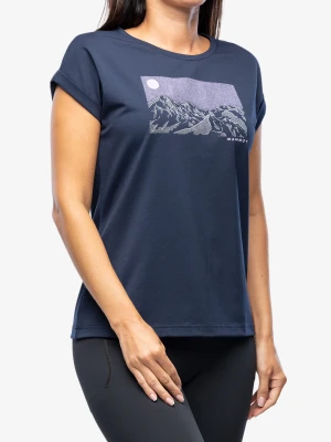 Koszulka szybkoschnąca damska Mammut Mountain T-Shirt Trilogy - marine