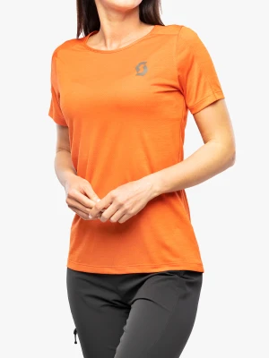 Koszulka szybkoschnąca damska SCOTT SCO Shirt Endurance LT S/S - orange