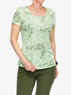 Koszulka szybkoschnąca damska Vaude Skomer AOP T-Shirt - willow green