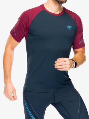 Koszulka szybkoschnąca Dynafit Alpine Pro S/S Tee - blueberry/burgundy