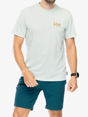 Koszulka szybkoschnąca Helly Hansen Skog Recycled Graphic T-Shirt - green mist