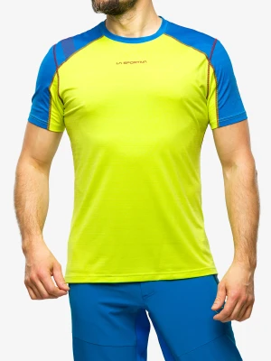 Koszulka szybkoschnąca La Sportiva Sunfire T-Shirt - lime punch/electric blue