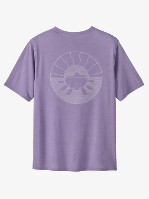 Koszulka szybkoschnąca Patagonia Cap Cool Daily Graphic Shirt Waters - forgotten island/purple