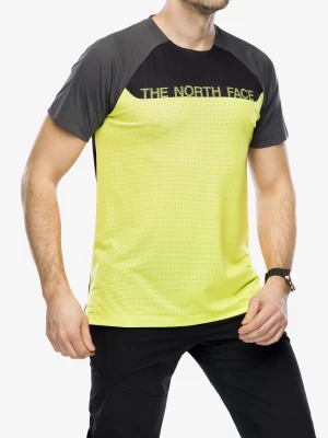 Koszulka szybkoschnąca The North Face Trailjammer S/S Tee - fizz lime/grey