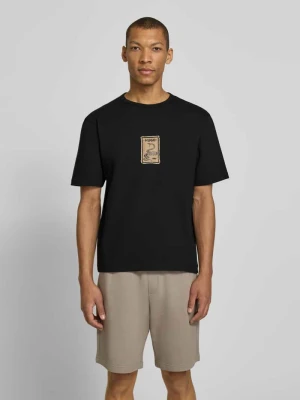 Koszulka T-shirt z czystej bawełny, krój regular fit, model 'DOBUL' HUGO