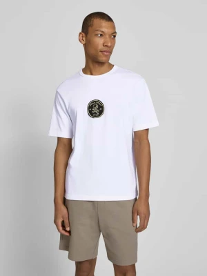 Koszulka T-shirt z czystej bawełny, krój regular fit, model 'DOBUL' HUGO