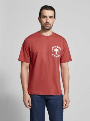 Koszulka T-shirt z czystej bawełny, krój regular fit, model 'KARAN' Strellson