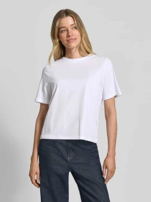 Koszulka T-shirt z czystej bawełny o kroju regular fit model 'ASSIA' Selected Femme