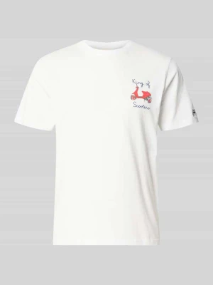 Koszulka T-shirt z przeszyciami model 'PORTOFINO' MC2 Saint Barth