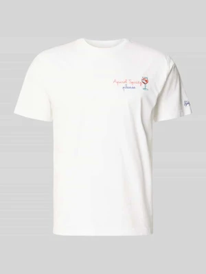 Koszulka T-shirt z przeszyciami model 'PORTOFINO' MC2 Saint Barth