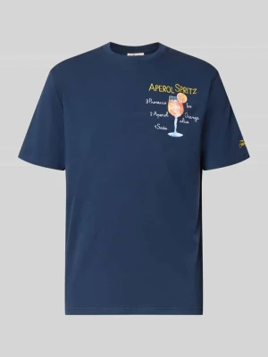 Koszulka T-shirt z przeszyciami model 'PORTOFINO' MC2 Saint Barth