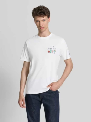 Koszulka T-shirt z przeszyciami model 'PORTOFINO' MC2 Saint Barth
