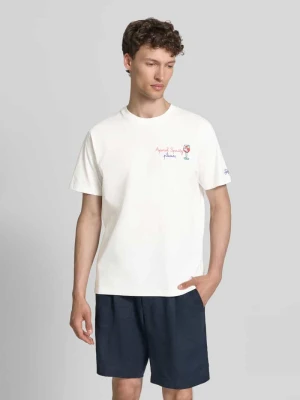 Koszulka T-shirt z przeszyciami model 'PORTOFINO' MC2 Saint Barth