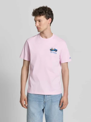Koszulka T-shirt z przeszyciami model 'PORTOFINO' MC2 Saint Barth