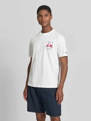 Koszulka T-shirt z przeszyciami model 'PORTOFINO' MC2 Saint Barth